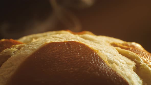 Tasty freshly baked German bread rolls