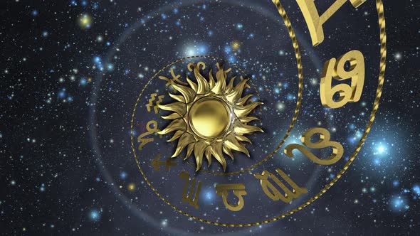 Horoscope Wheel Zodiacal