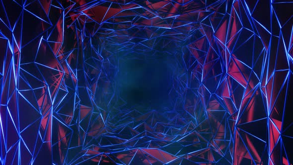 Vj Loop Abstract Background Mystical Tunnel 02