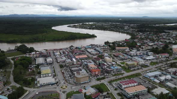 The Towns of Sarawak, Borneo, Malaysia