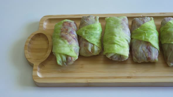 Uncooked Cabbage Rolls