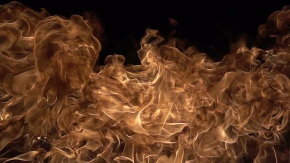 Fire on a Black Background alt