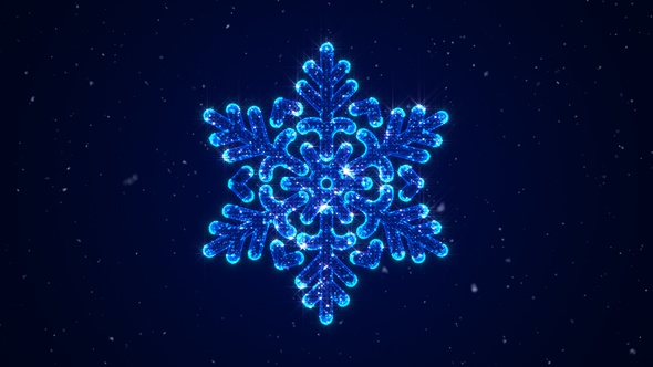 Snowflake 3 D Hologram V10