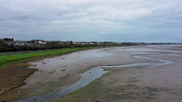 Bull Island estuary in Dublin