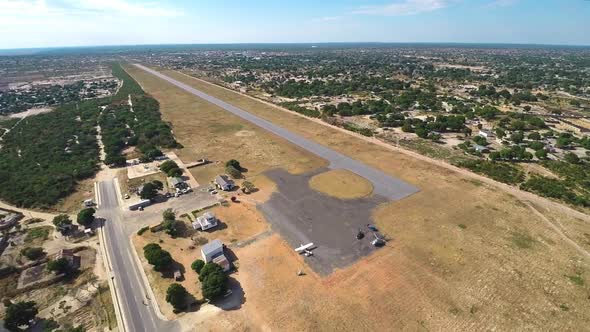 African Airport In Mongu Zambia