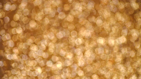 Gold Bokeh Glitter Abstract Background