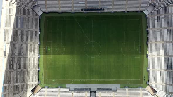 Stunning landscape of sports centre at downtown Sao Paulo.