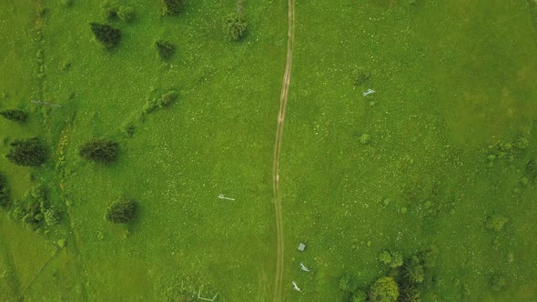 Drone flight over the Ukrainian Carpathians in summer. Fascinating landscapes in the mountains. Immo