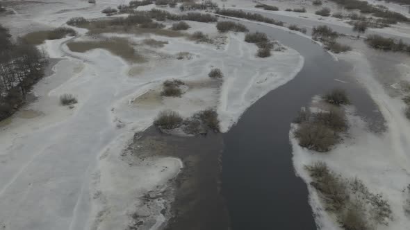 A Bird'seye View of the Berezina River