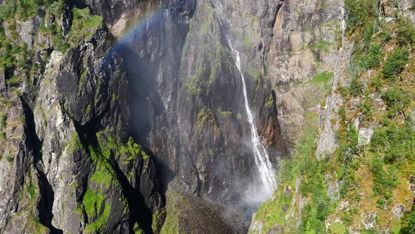 Voringsfossen Waterfall, Mabodalen Canyon Norway