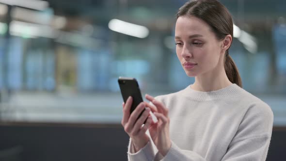 Woman using Smartphone