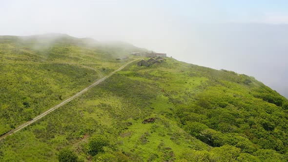 Mystical Island Askold Shrouded in Morning Mist