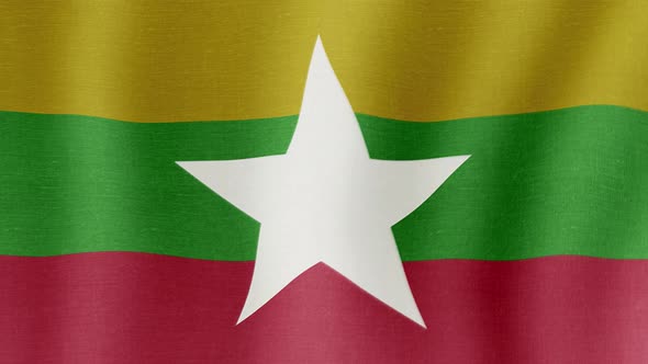 The National Flag of Myanmar alt