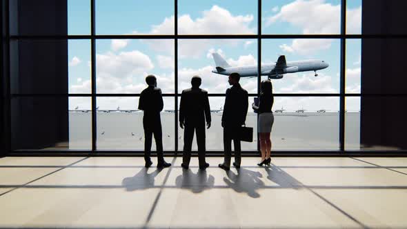 Businessmen in The Airport