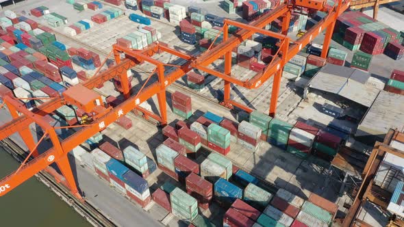 Container Freight Terminal in shaoxing china
