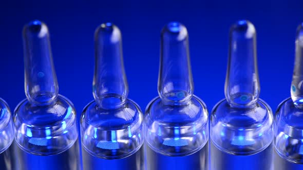 Many Ampoules with a Vaccine