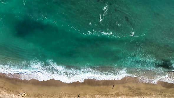 Central Beach Aerial View Turkey Alanya 4 K