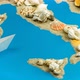 Paper Boat off the Coast of Italy - VideoHive Item for Sale