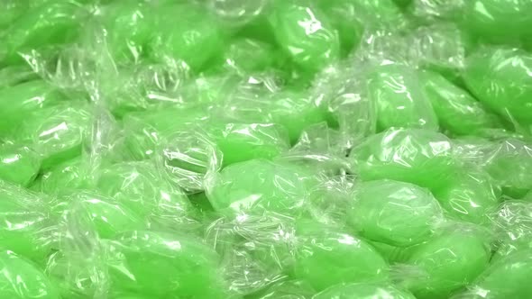 Green Candies Rotating