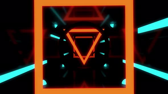 Geometry Neon Tunnel 02 4k alt