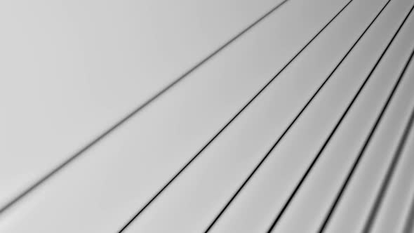 Movement of black on white corrugated lines.