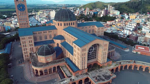 Famous brazilian catholic sanctuary at Aparecida city Brazil.