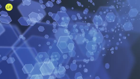 Soft Blue Hexagons Background 2 alt