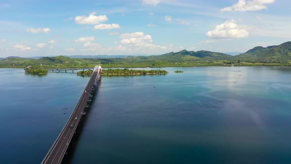 Top View of the San Juanico Bridge