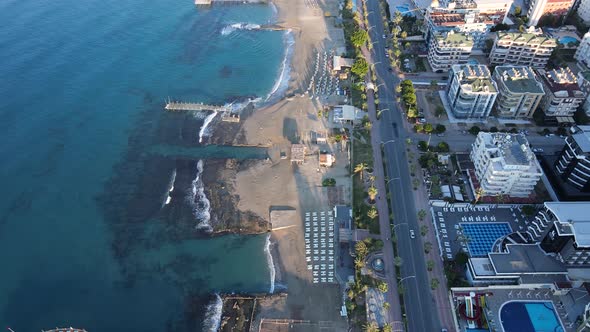 Alanya, Turkey - a Resort Town on the Seashore. Aerial View