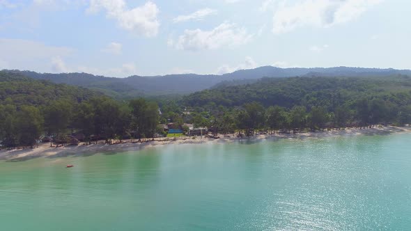 Thailand Beach View from Drone