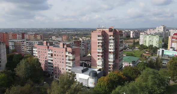 Cityscape From Aerial View