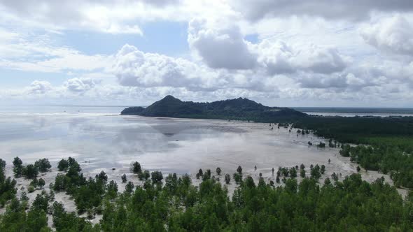 The Beaches at the most southern part of Borneo Island