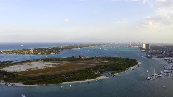 Drone Video Peanut Island West Palm Beach Fl