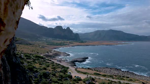 San Vito Lo Capo Sicilia Clifs and Rocks at the Beach of San Vito Lo Capo Sicily