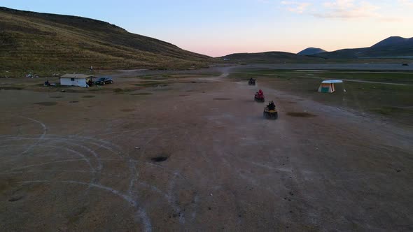 ATV Riding Attraction Overhead Aerial View