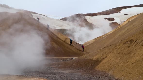 Hot Spring in Kerlingarfjoll Geotermal Area