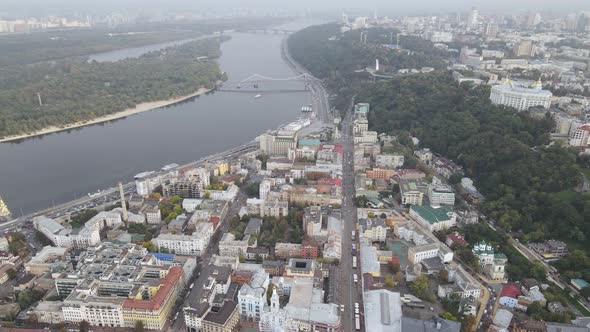 Kyiv - the Capital of Ukraine. Aerial View. Kiev