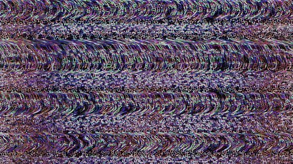 Glitch Art 8Bit Noise Texture Neon Fuzzy Artifacts