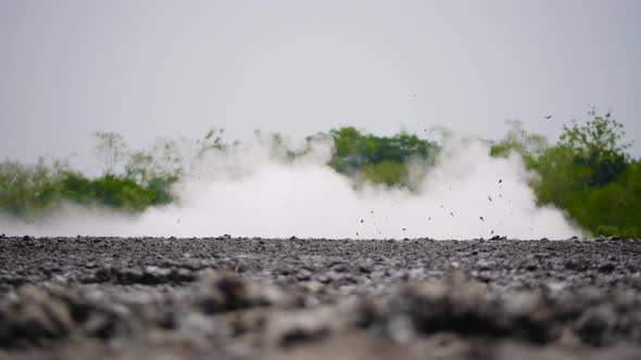 Mud Volcano Bledug Kuwu Indonesia