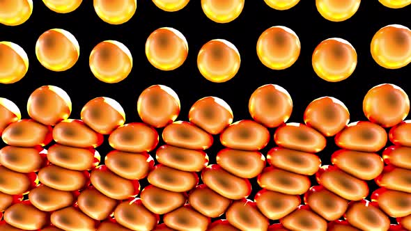 Orange Soft Spheres Modern 3d Style Alpha Channel Intro Motion Graphic alt