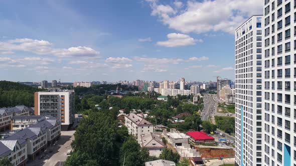 Aerial view modern residential development in city 10