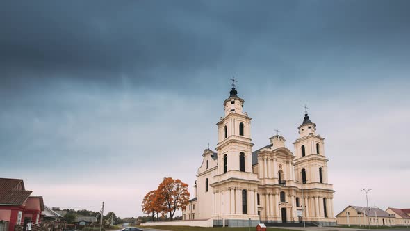 Budslau, Myadzyel Raion, Minsk Region, Belarus. Church Of Assumption Of Blessed Virgin Mary In