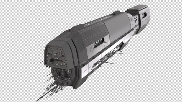 Futuristic Sci Fi Spaceship