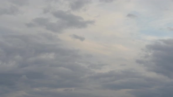 Timelapse Of Cloud Moving In The Sky.