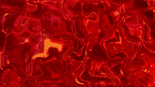New Red Shiny Abstract Abstract Liquid Animated Background