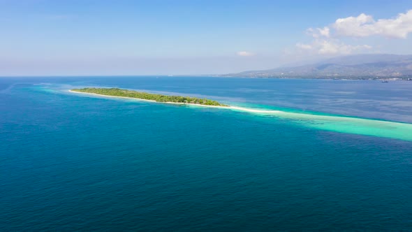 Little Santa Cruz Island with a White Beach