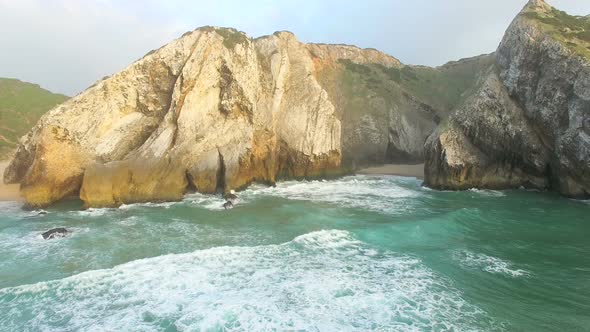 Praia da Adraga views on the coast of Portugal