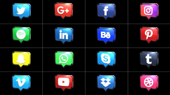 Social Media Icons Pack