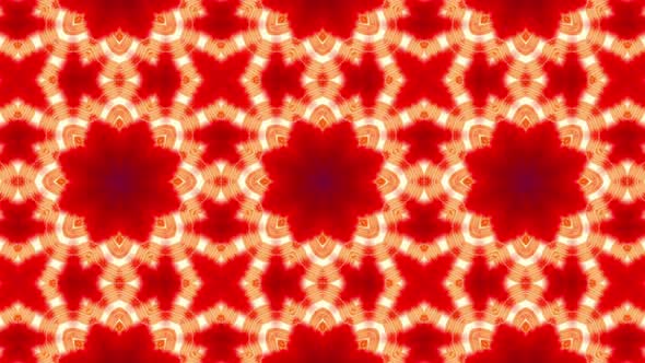 Powerful Blinking Red and Blue Light Kaleidoscope 4K 12