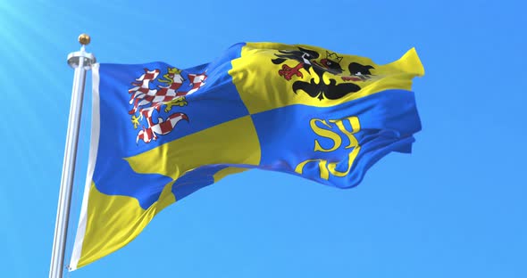 Flag of Olomouc Region, Czech Republic